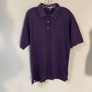 Peter Millar Men’s Shirt Polo Golf short Sleeve Large Performance Sport
